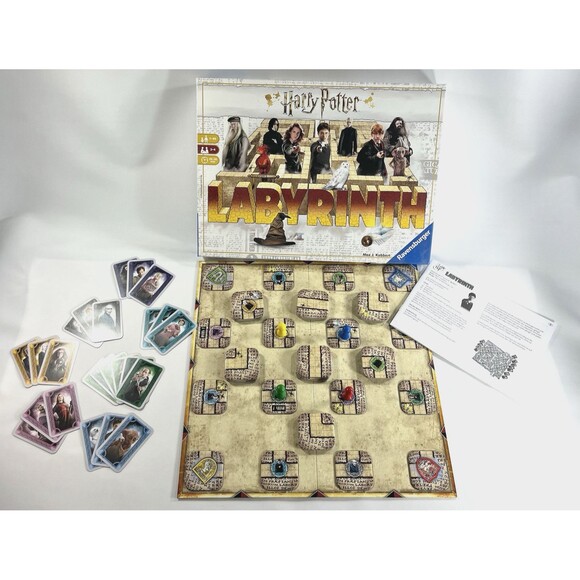 Ravensburger Harry Potter Labyrinth Board Game 99% Complete Missing One Tile - Picture 3 of 11